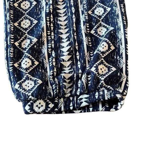 Bobbie Brooks Strapless Pull Up Jumpsuit Medium Jogger Elastic Tie Waist Boho - Picture 7 of 10